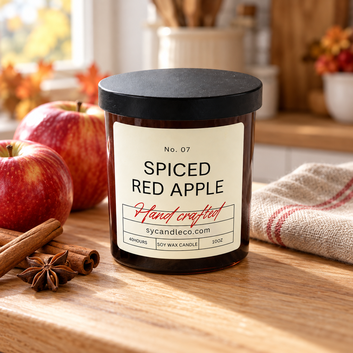 Driftless Studio / Spiced Red Apple Soy Candle