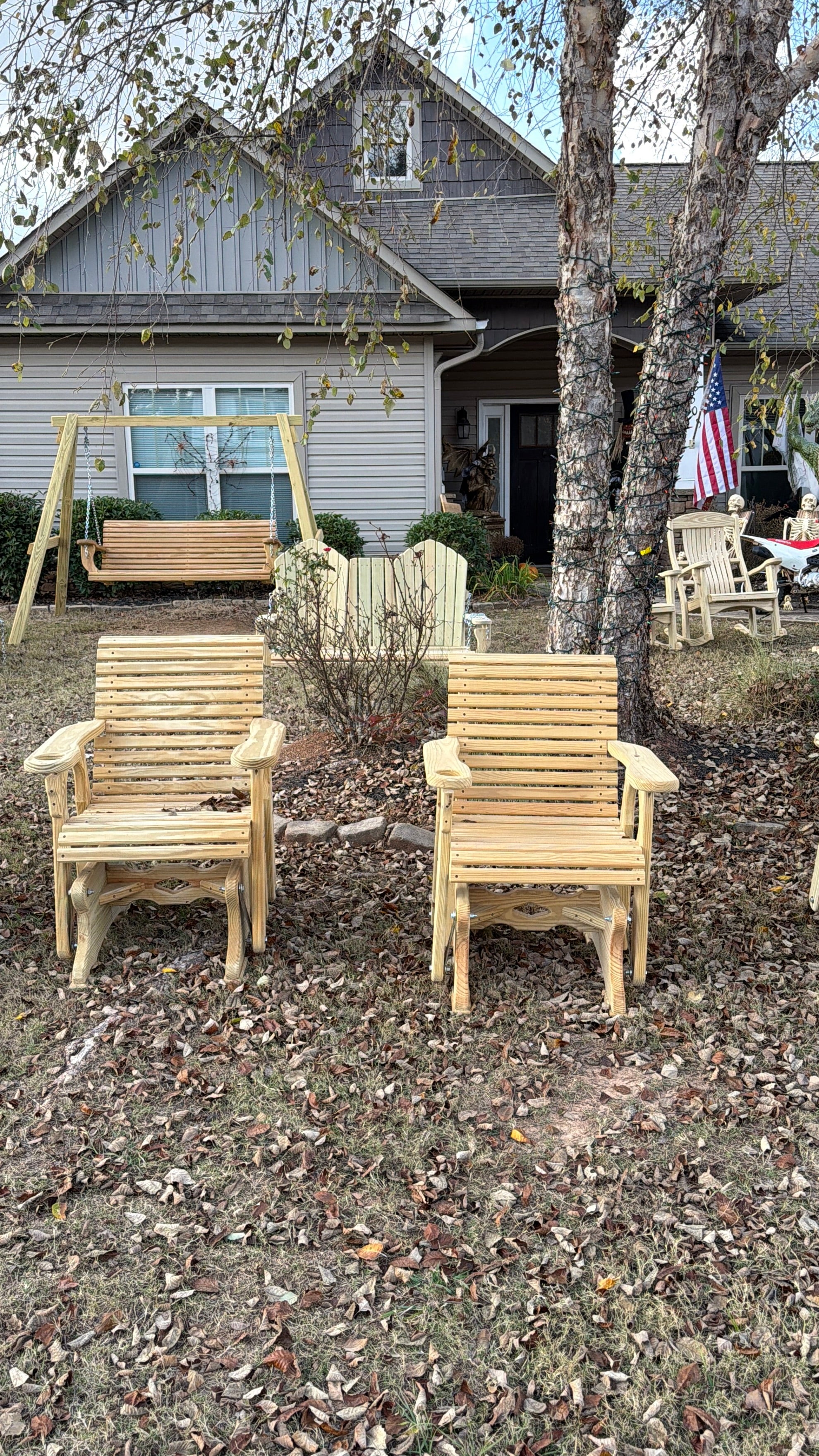 24" Rollback Chair Glider