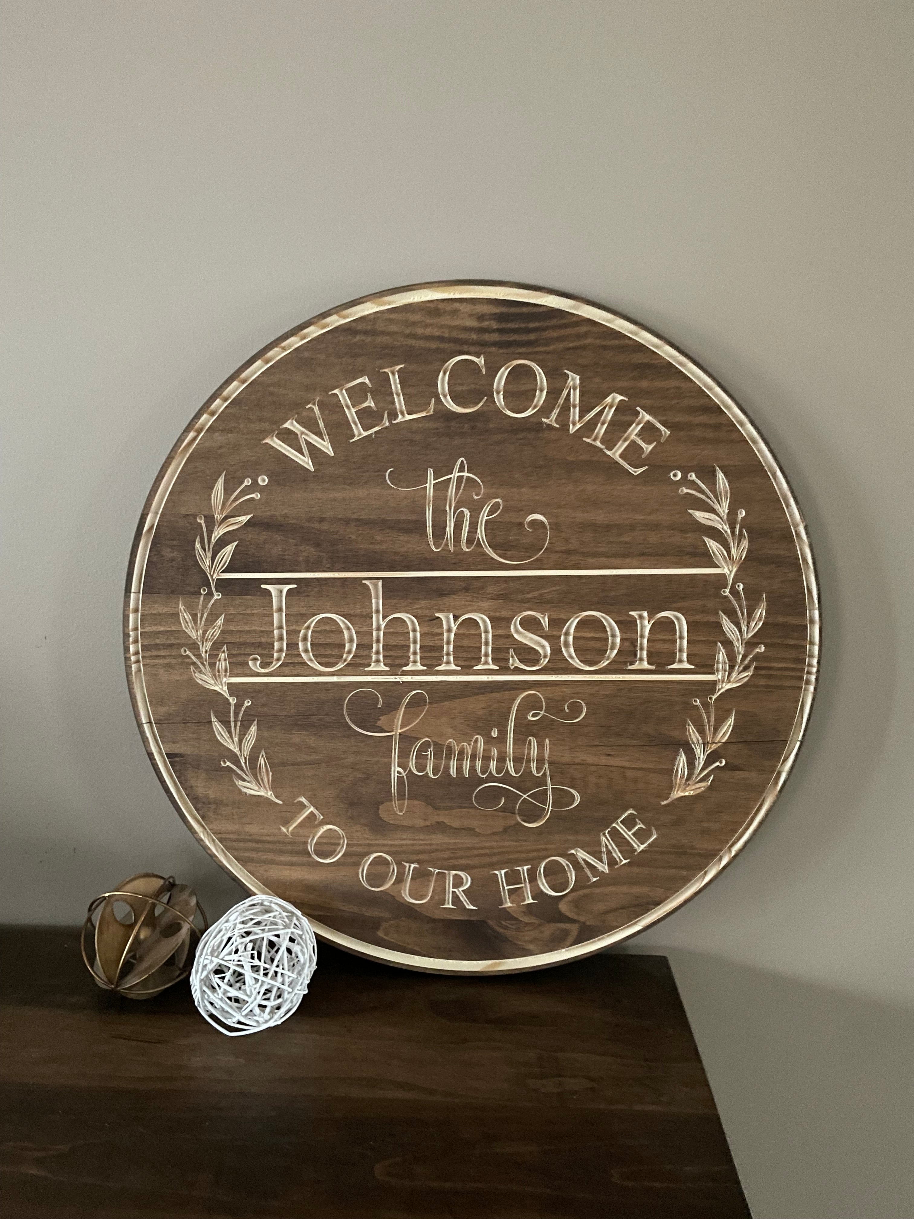 Personalized 18" Farmhouse Door & Wall hanger