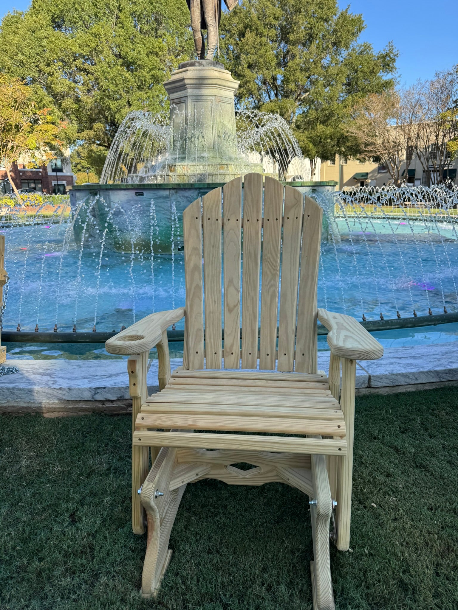 24" Adirondack Chair Glider