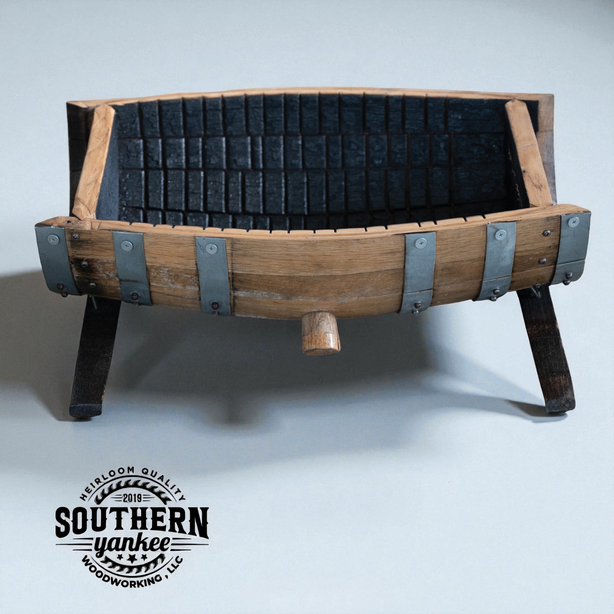 1773 Boston Harbor Small Barrel Flower Pot