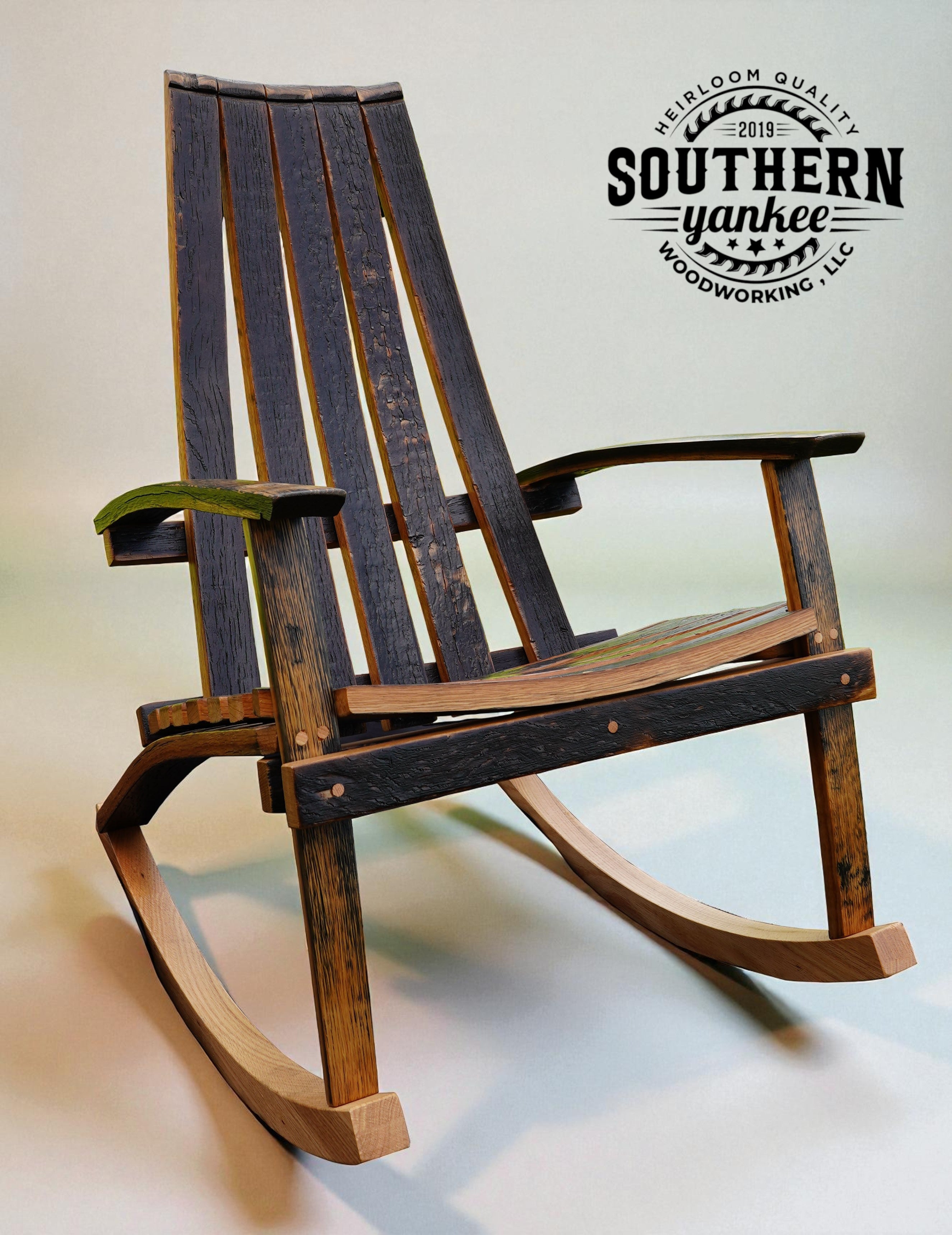 1773 Boston Harbor Rocking Chair (Stave Build)