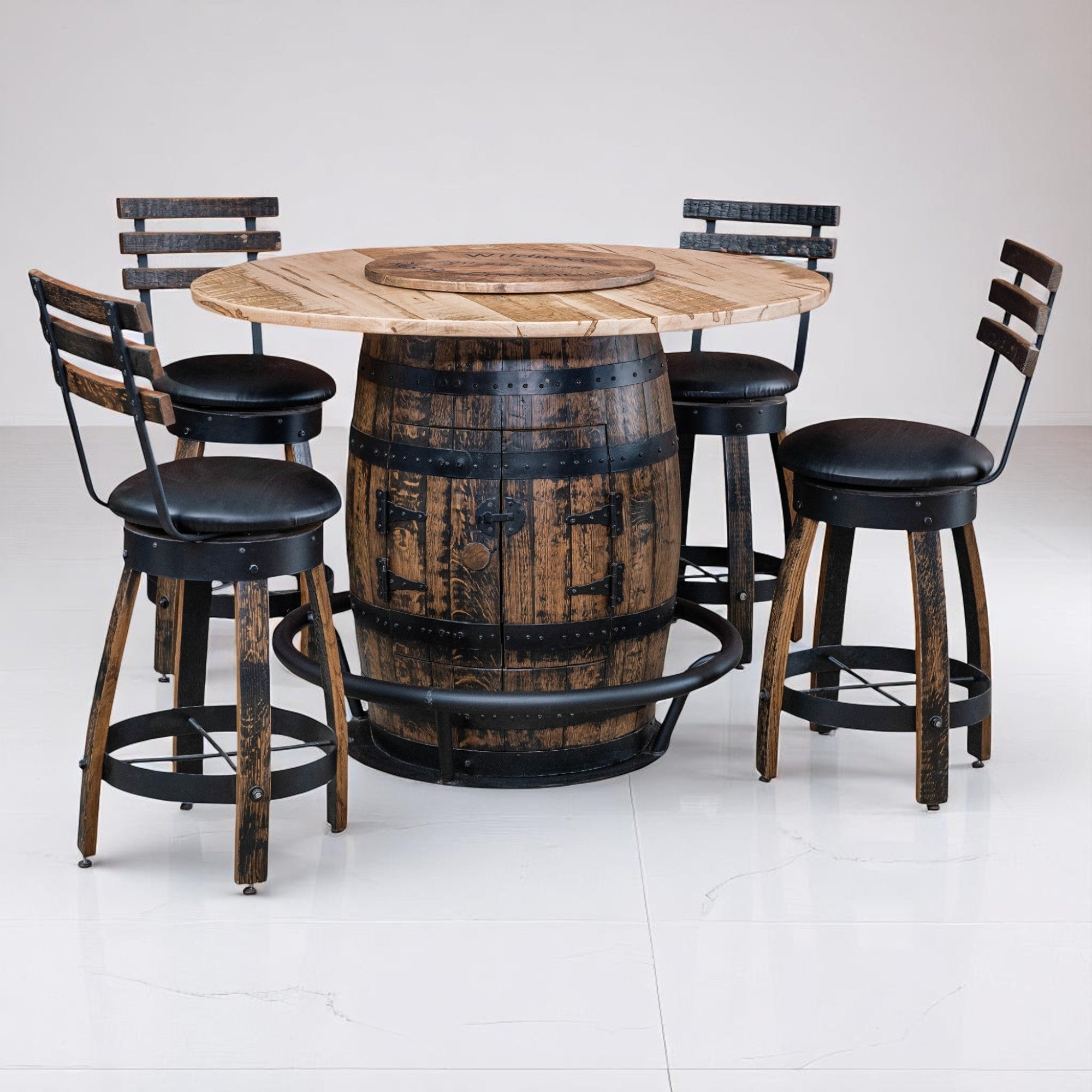 1773 Boston Harbor 48" Barrel Table (Storage Base)