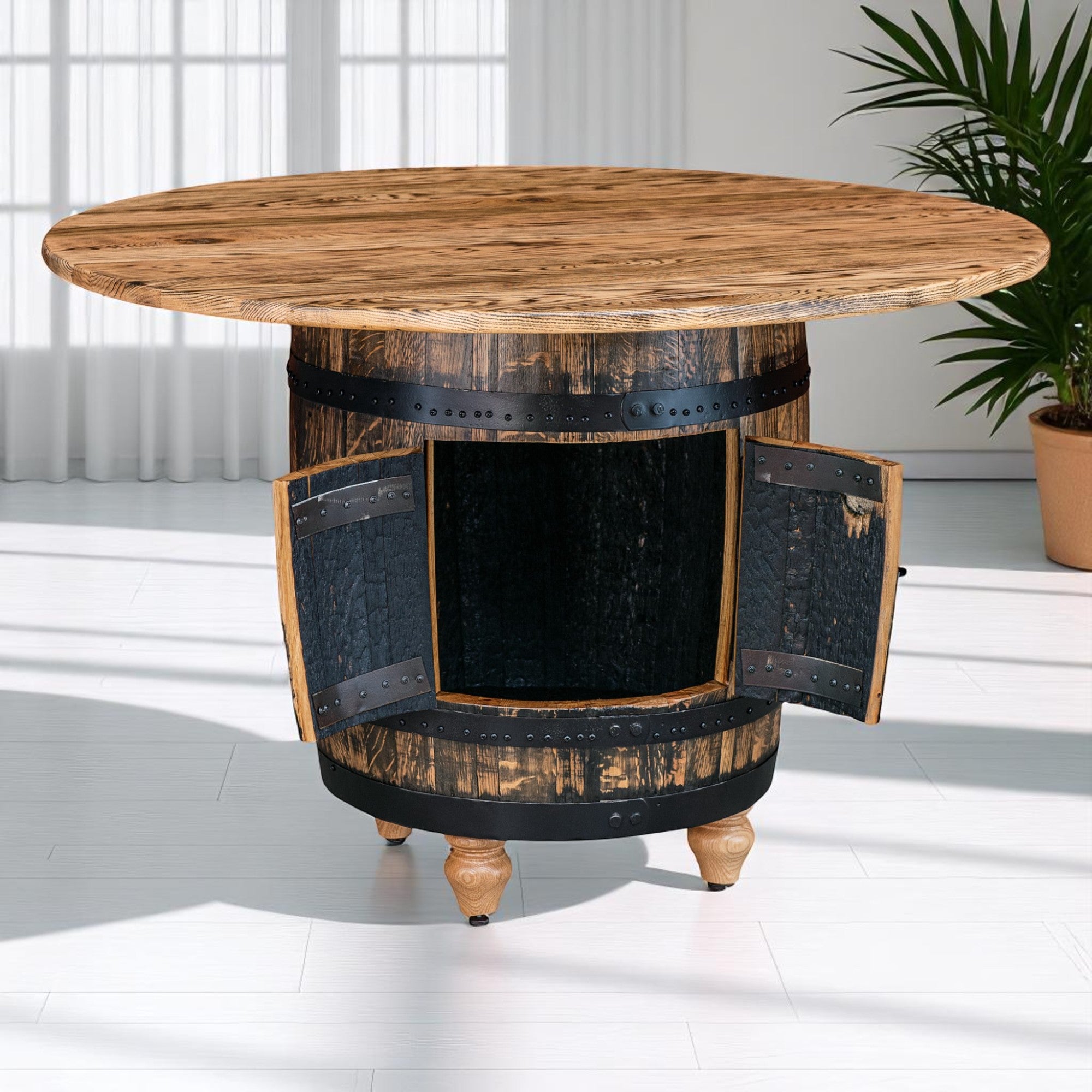 1773 Boston Harbor Half Barrel Table & Chairs