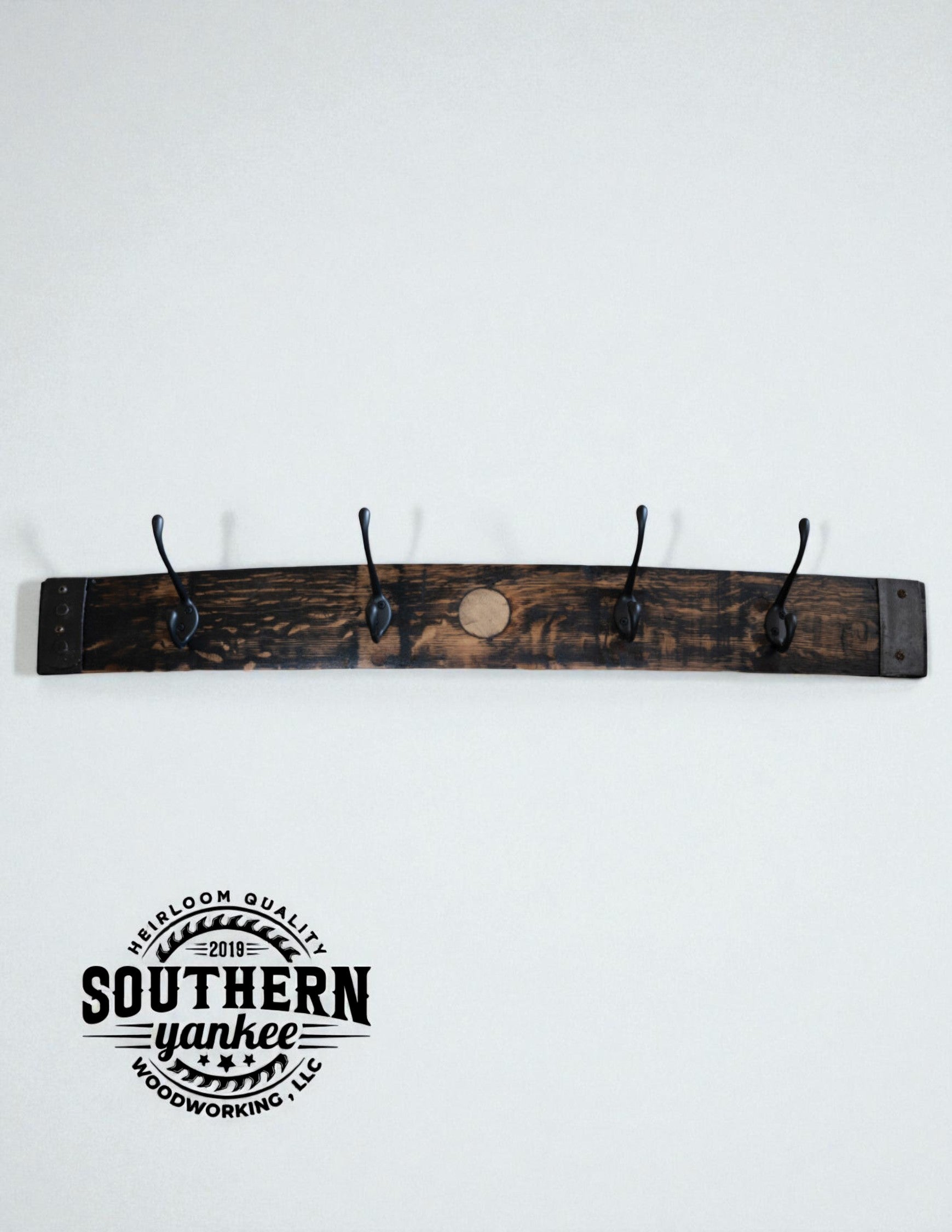 1773 Boston Harbor Coat Rack (Stave Wall Mount)