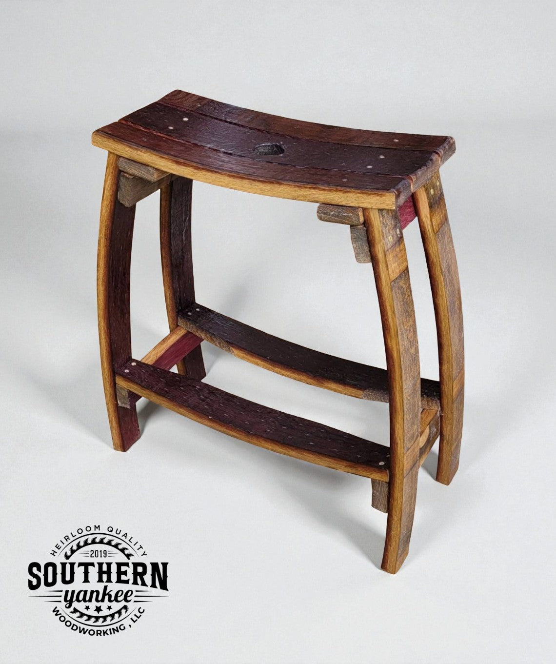 1773 Boston Harbor Stave Stool