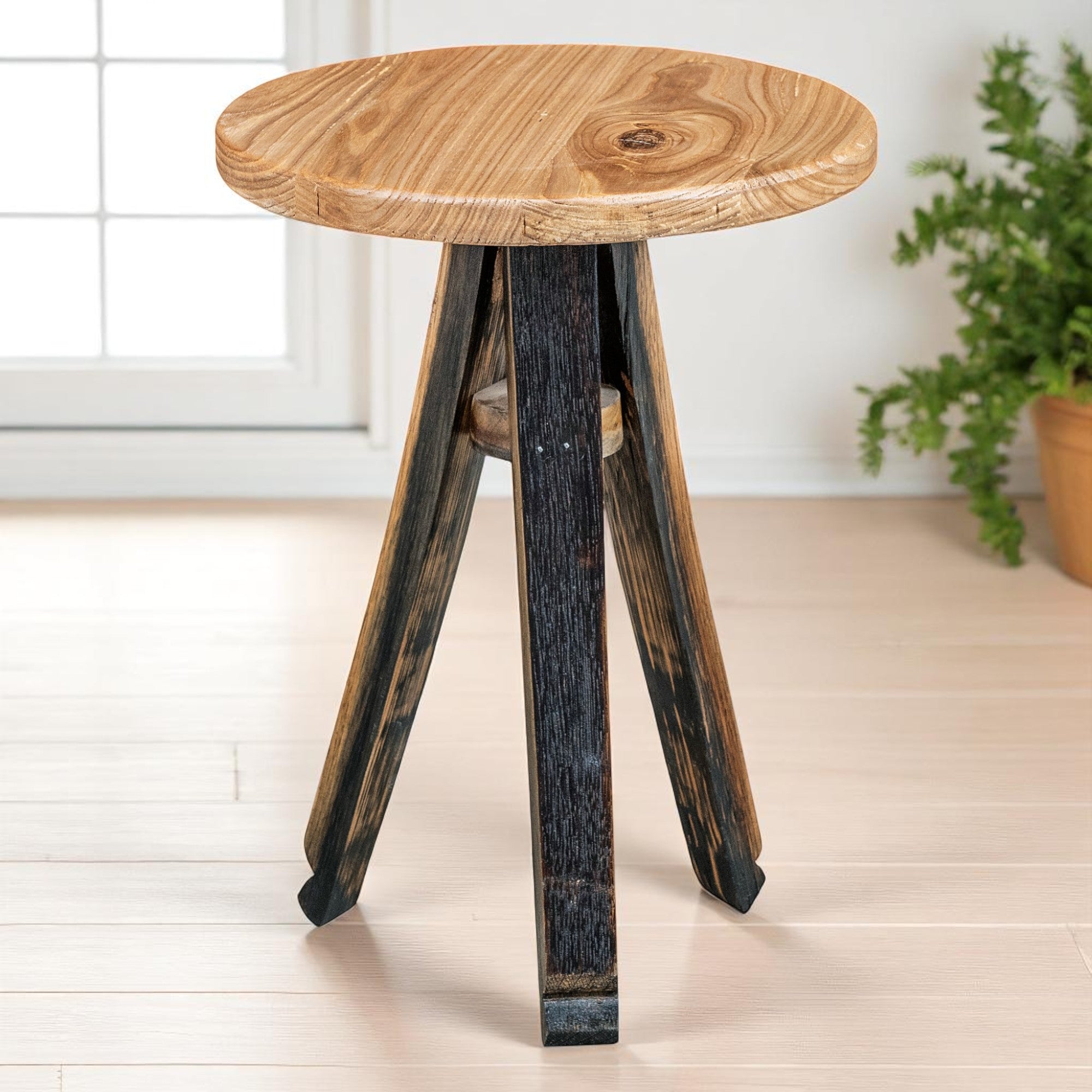 1773 Boston Harbor Plant Stand (Stave Legs)