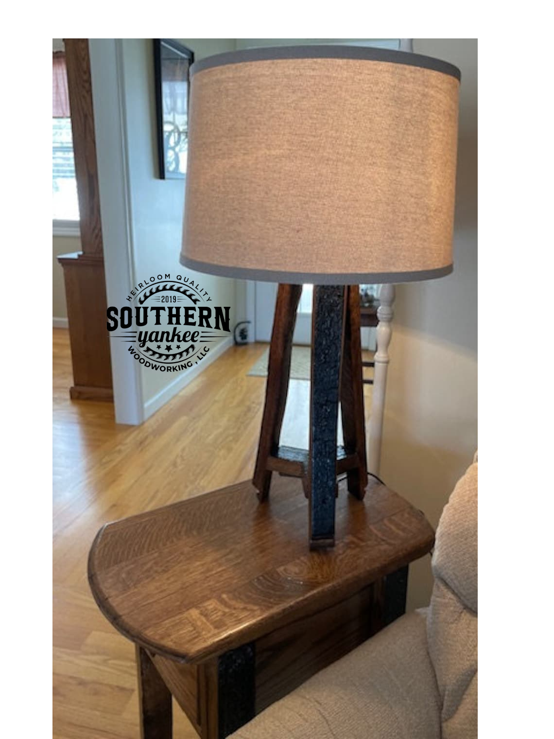 1773 Barrel Stave Lamp