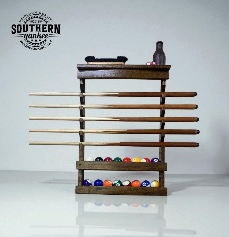 1773 Staves Pool Cue Rack
