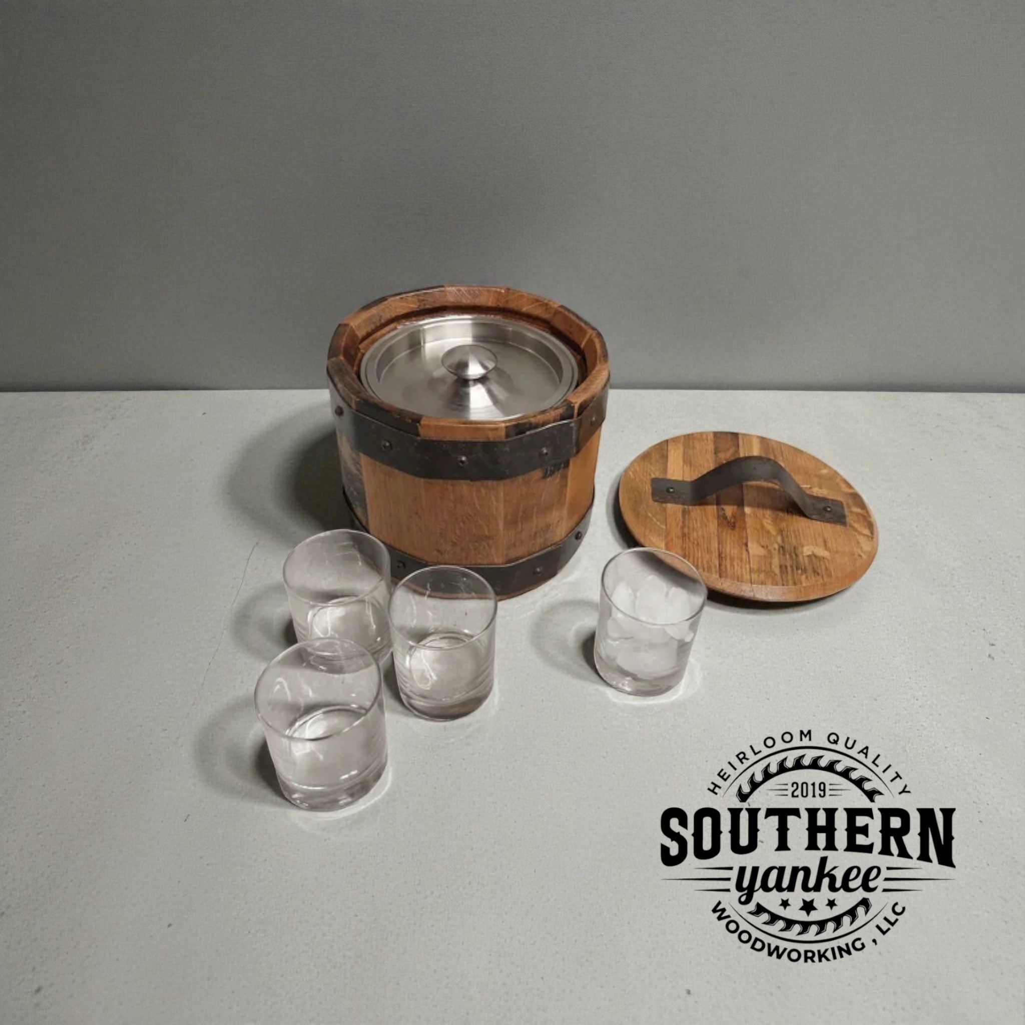 1773 Boston Harbor Ice Bucket