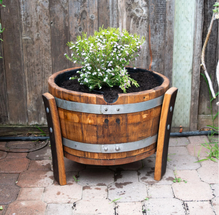 Whiskey barrel flower Pot Staves Legs