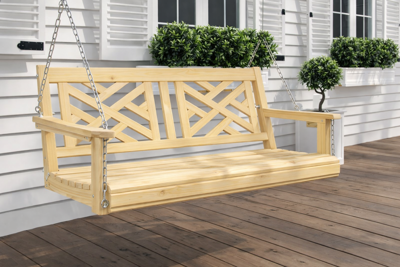 The Art Deco Porch Swing