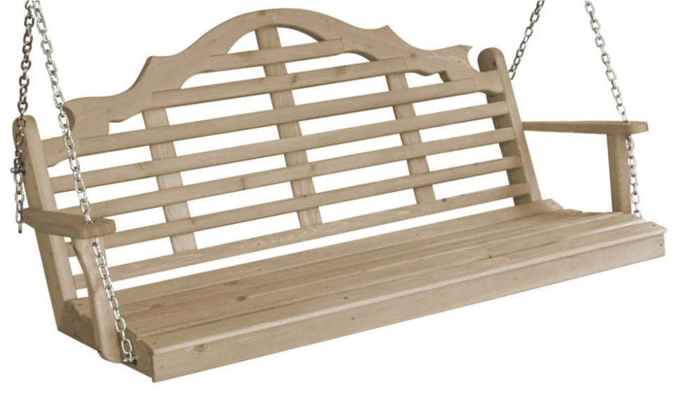 The Carolina Crest Porch Swing