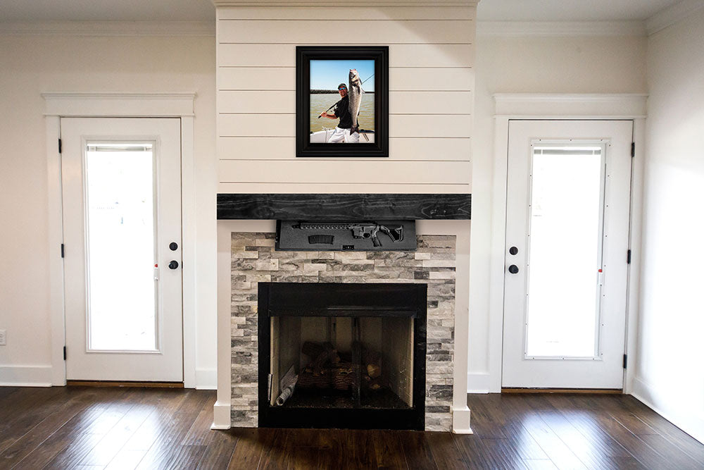 The Tactical Fireplace Mantle