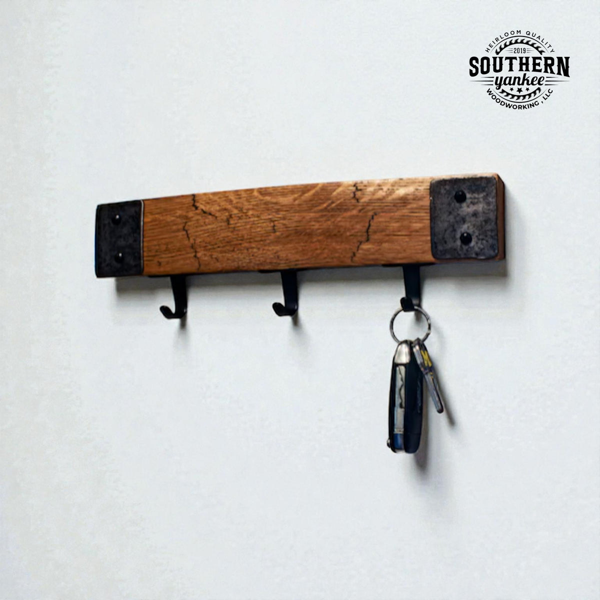 1773 Engraved Stave Coat Rack