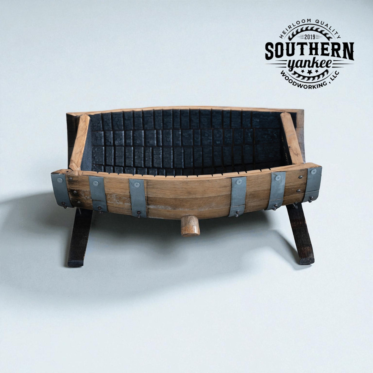 1773 Large Barrel Flower Bed (Round Legs)