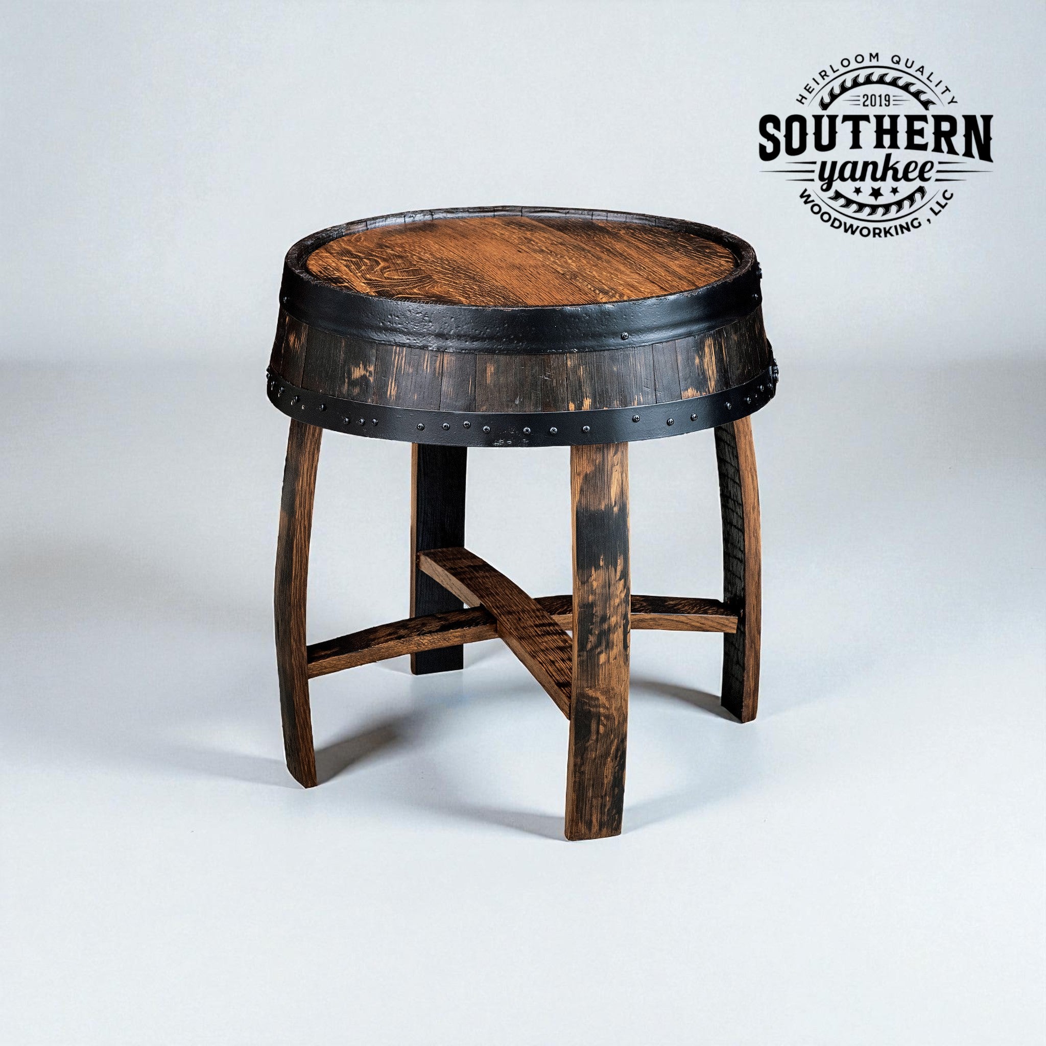 Barrel Top End Tables