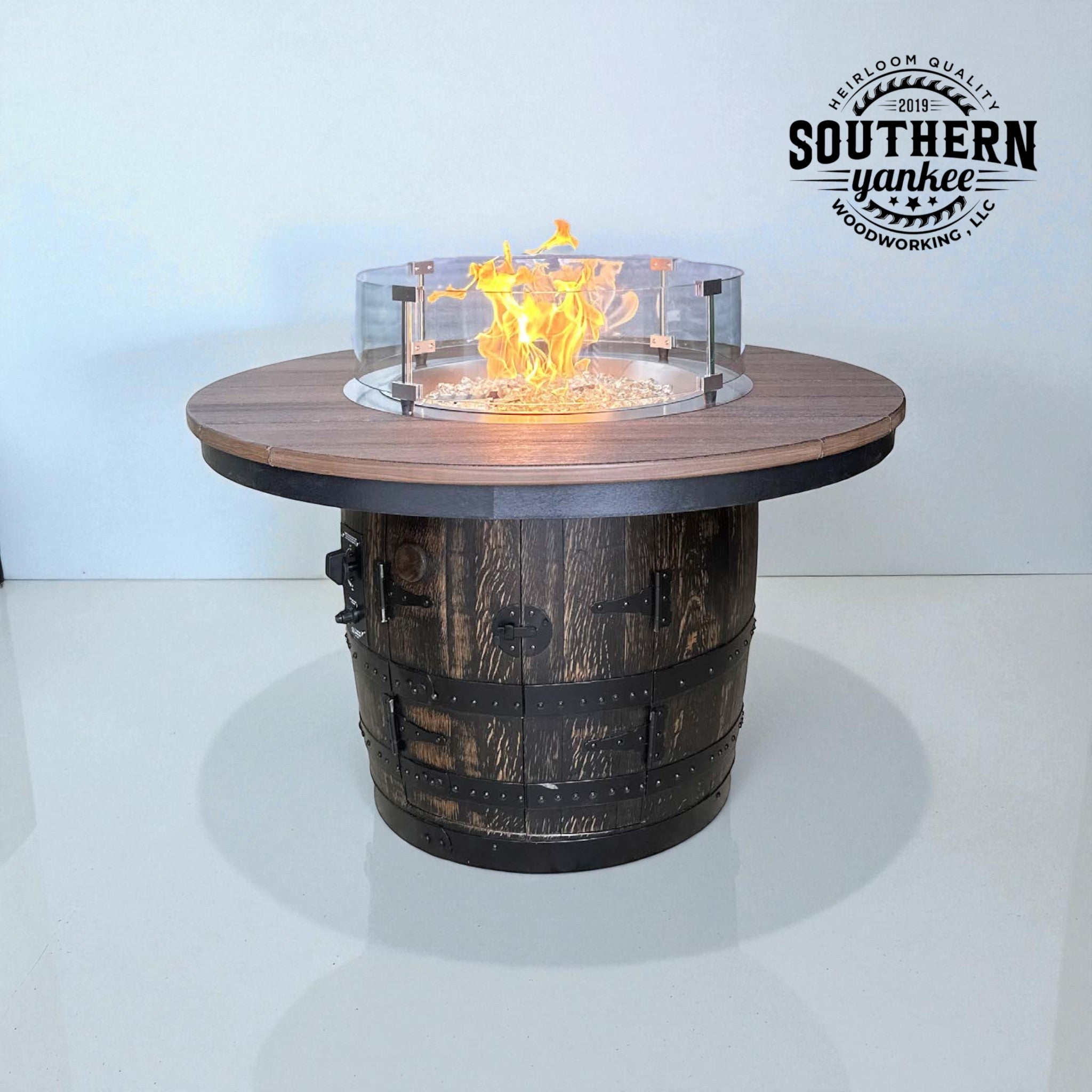 Half Barrel Fire Pit
