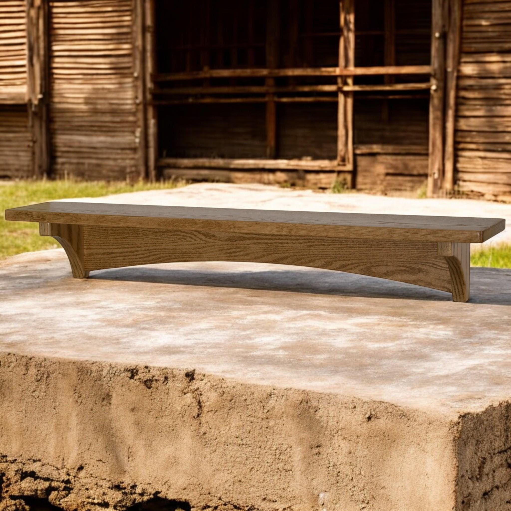 Hardwood Floating Shelves