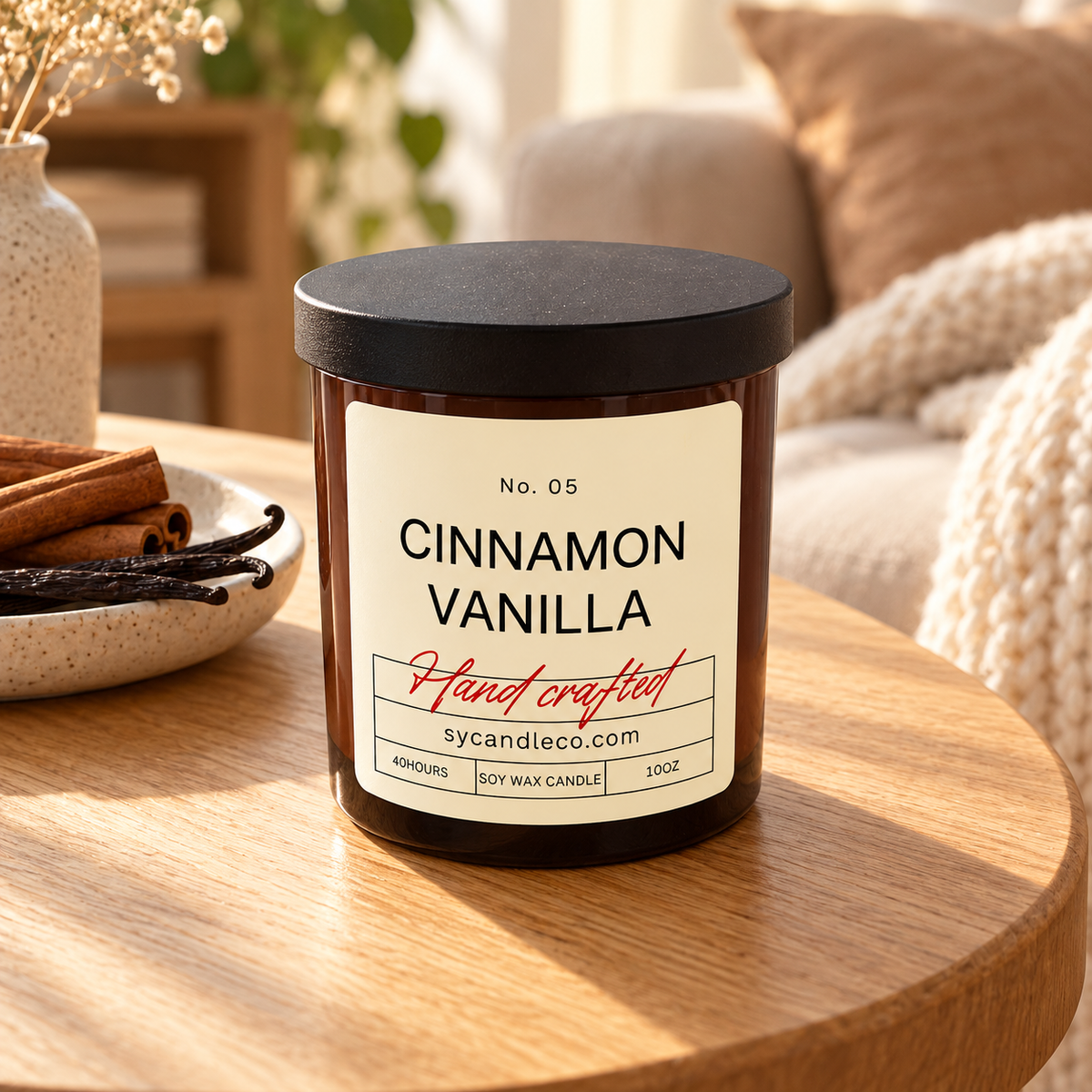 Driftless Studio / Cinnamon Vanilla Soy Candle