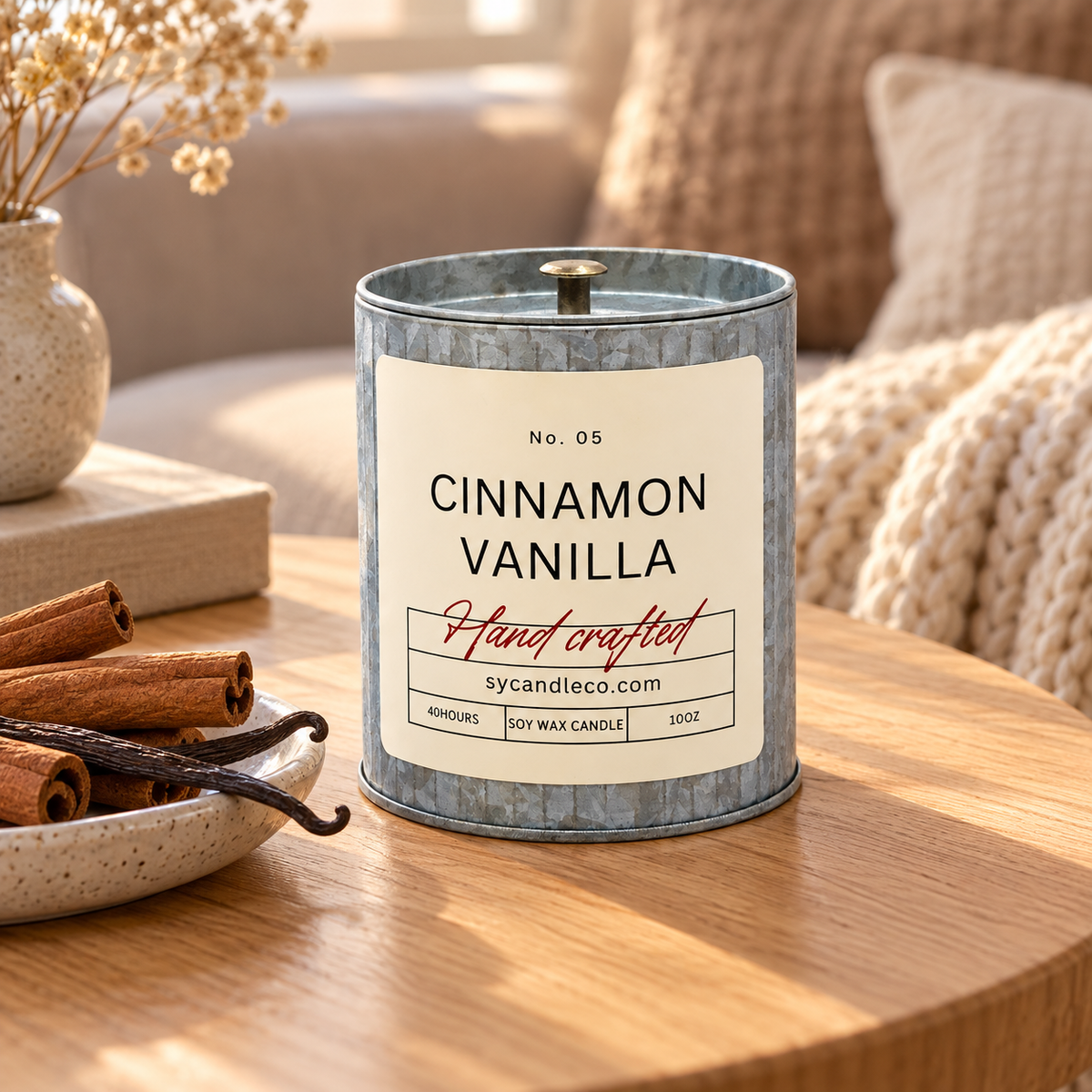 Driftless Studio / Cinnamon Vanilla Soy Candle