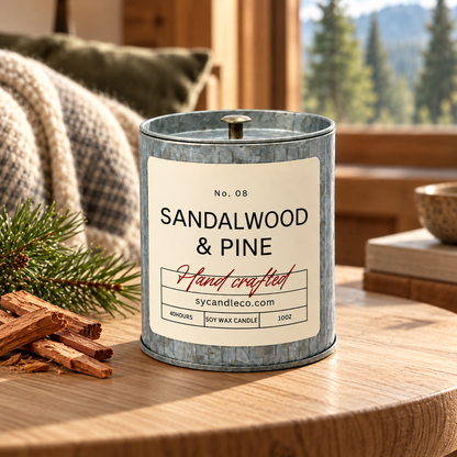 Driftless Studio / Sandalwood & Pine Soy Candle