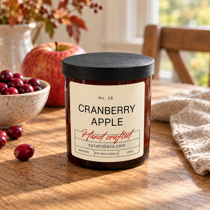 Driftless Studio / Cranberry Apple Soy Candle