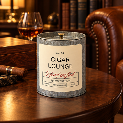 Driftless Studios / Cigar Lounge Soy Candle