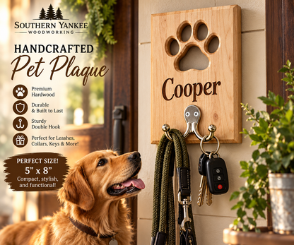 Personalized Pet Leash holder