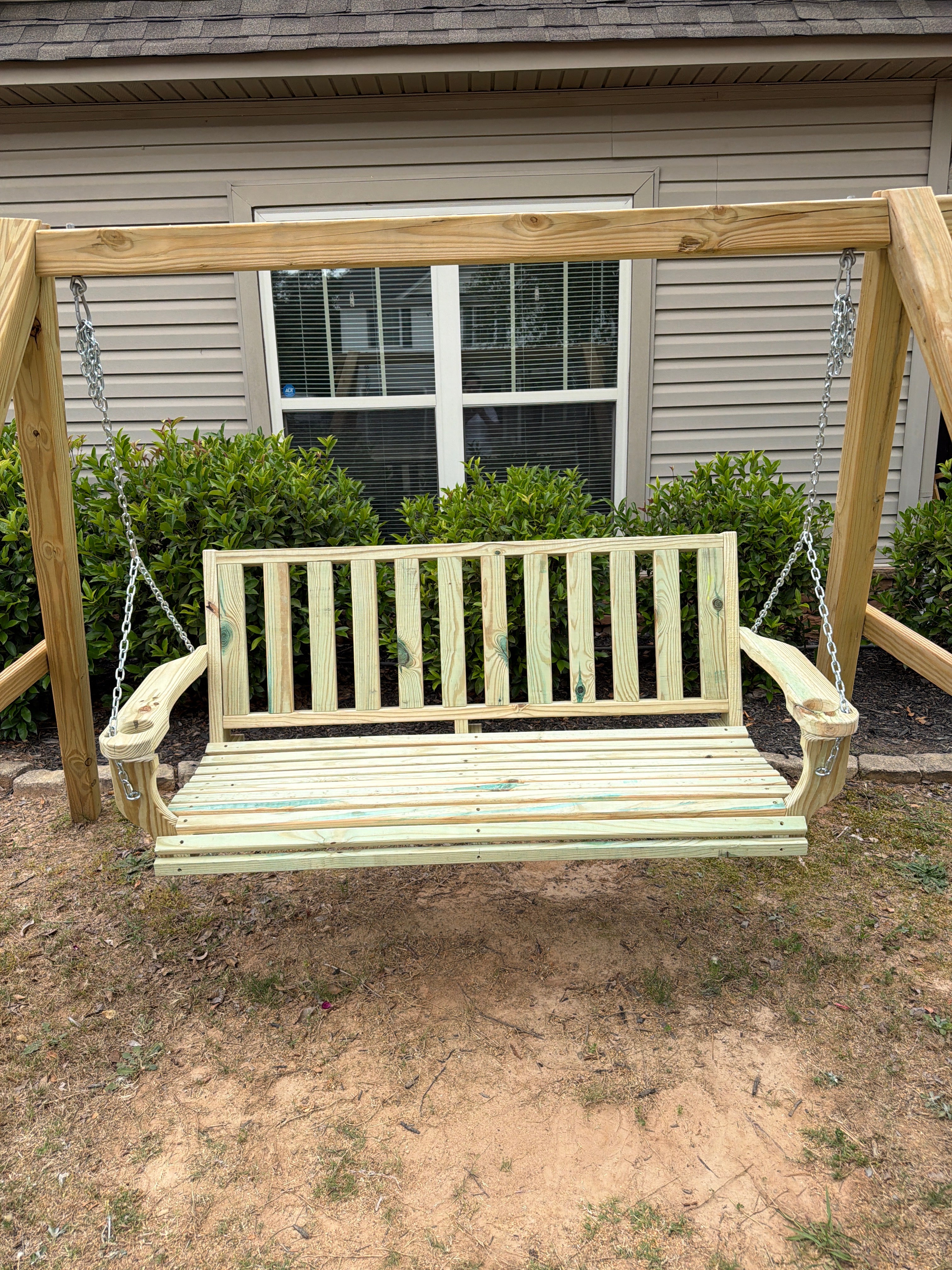 The Mission Porch Swing
