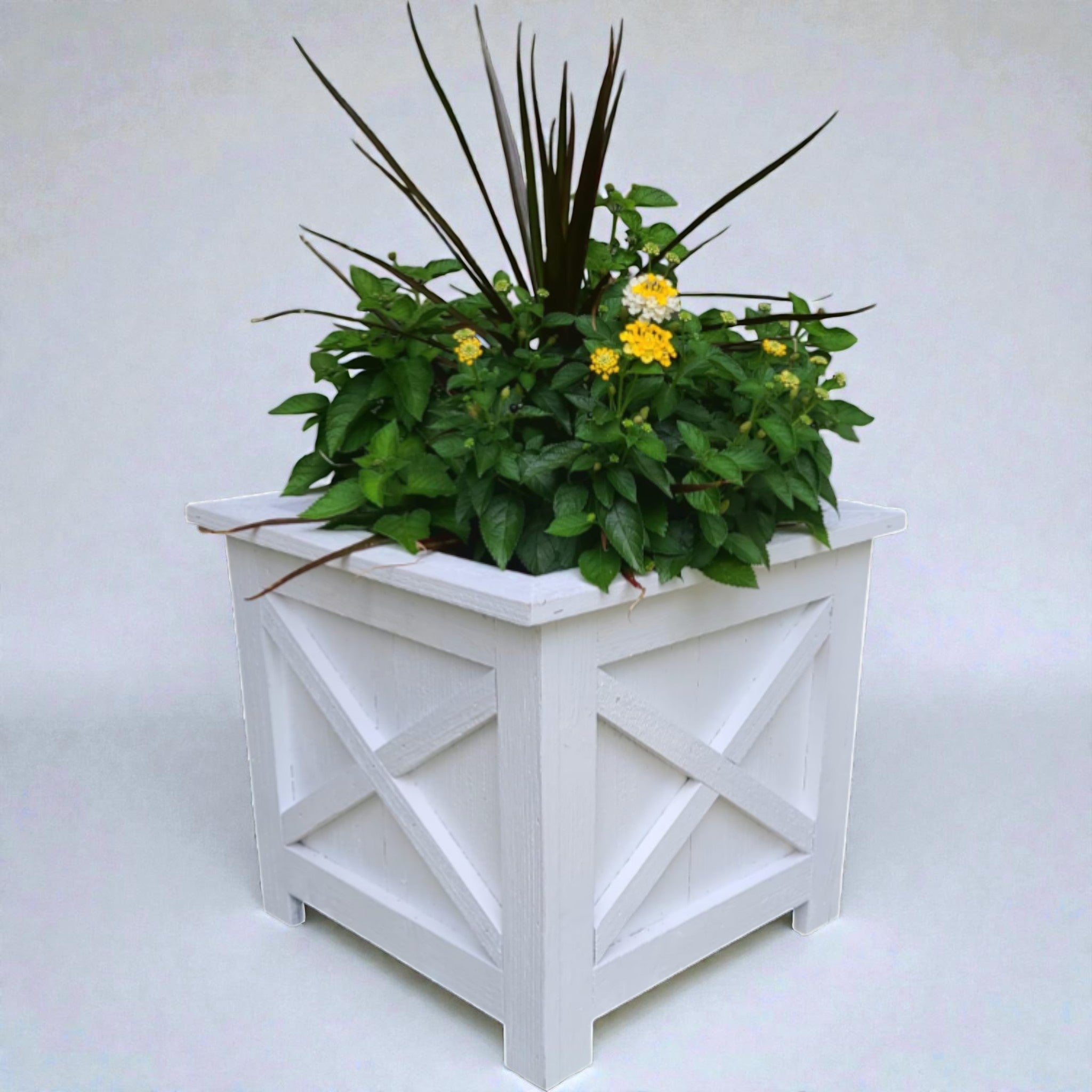 Square Planter Box-Classic or Farmhouse