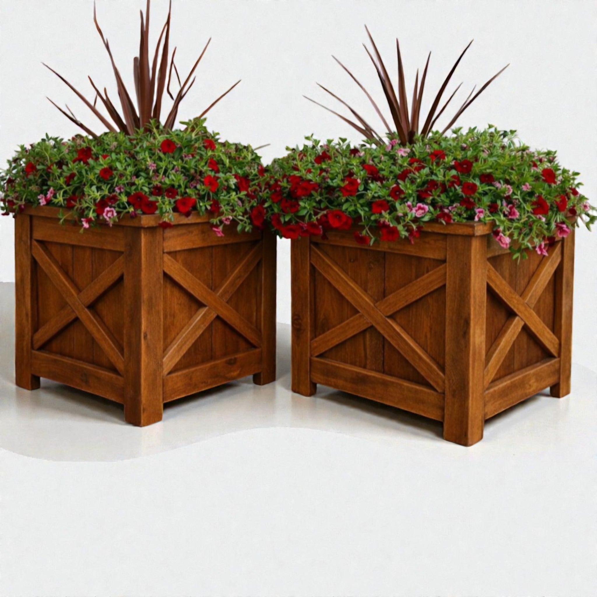 Square Planter Box-Classic or Farmhouse