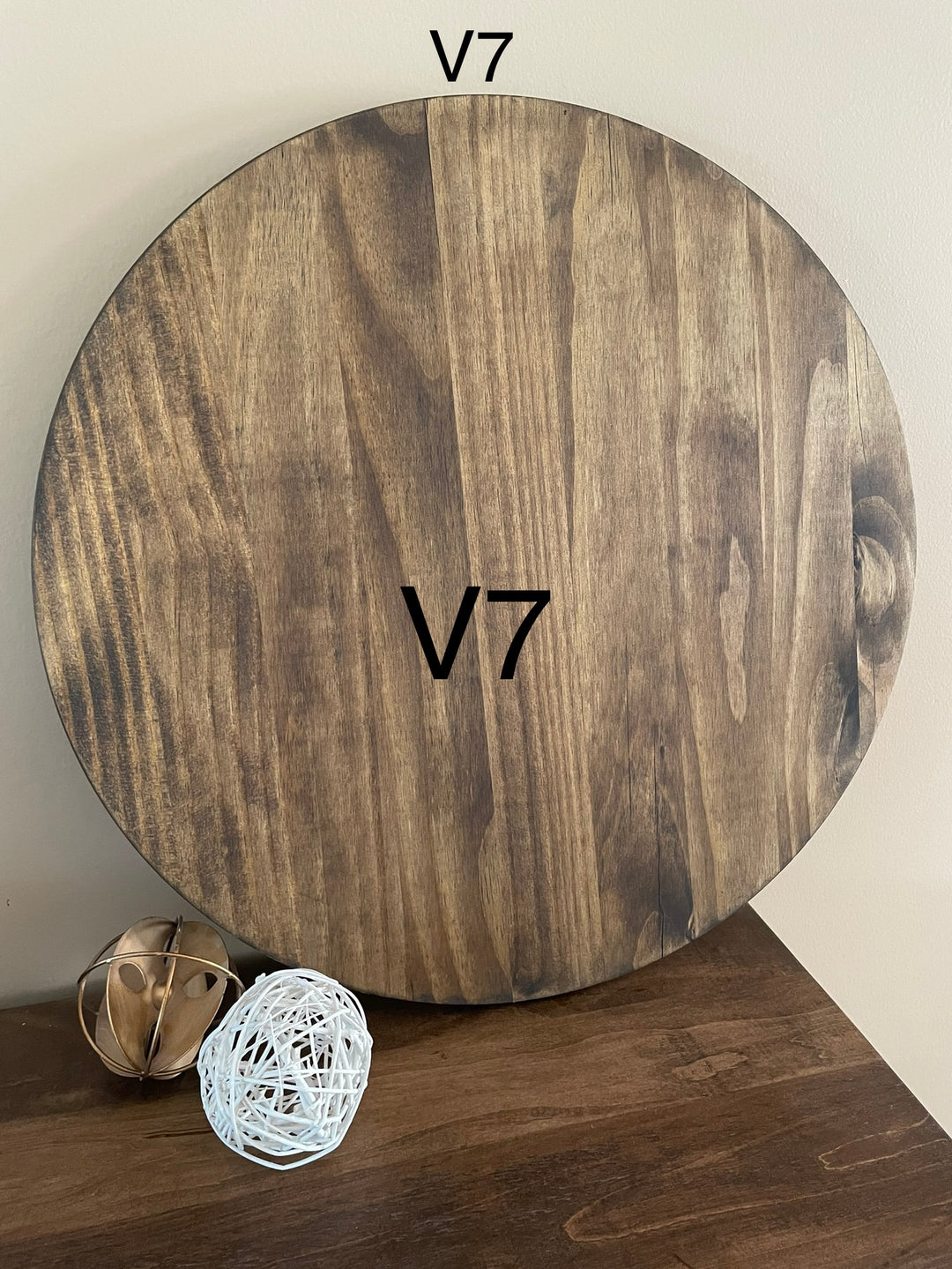 24" Simple Monogram rounds