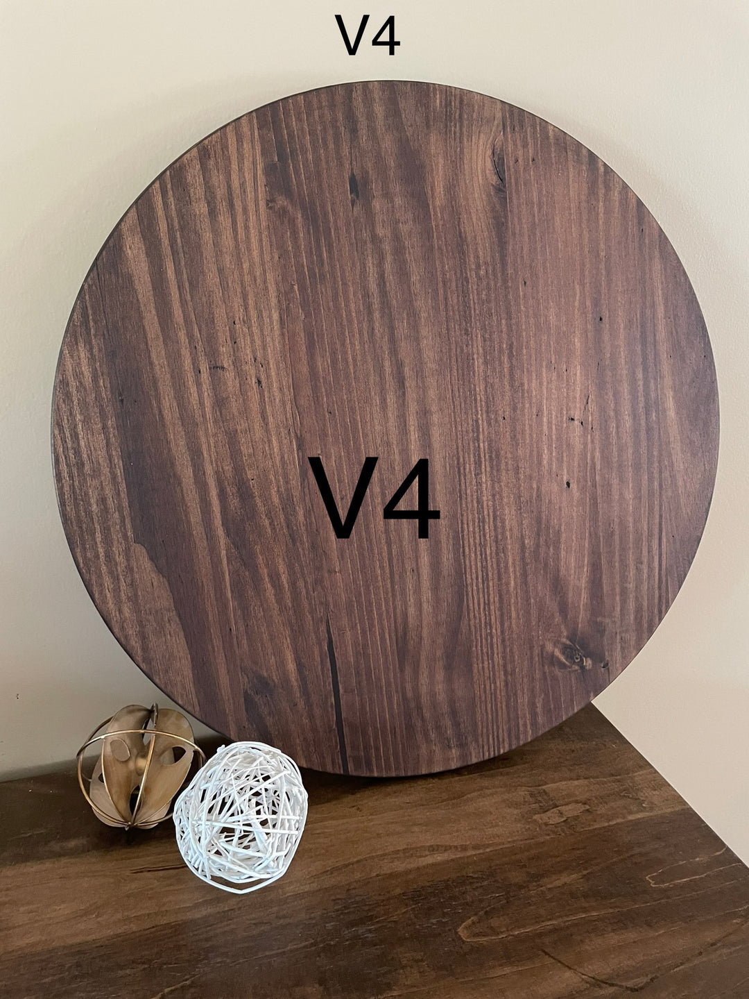 24" Simple Monogram rounds