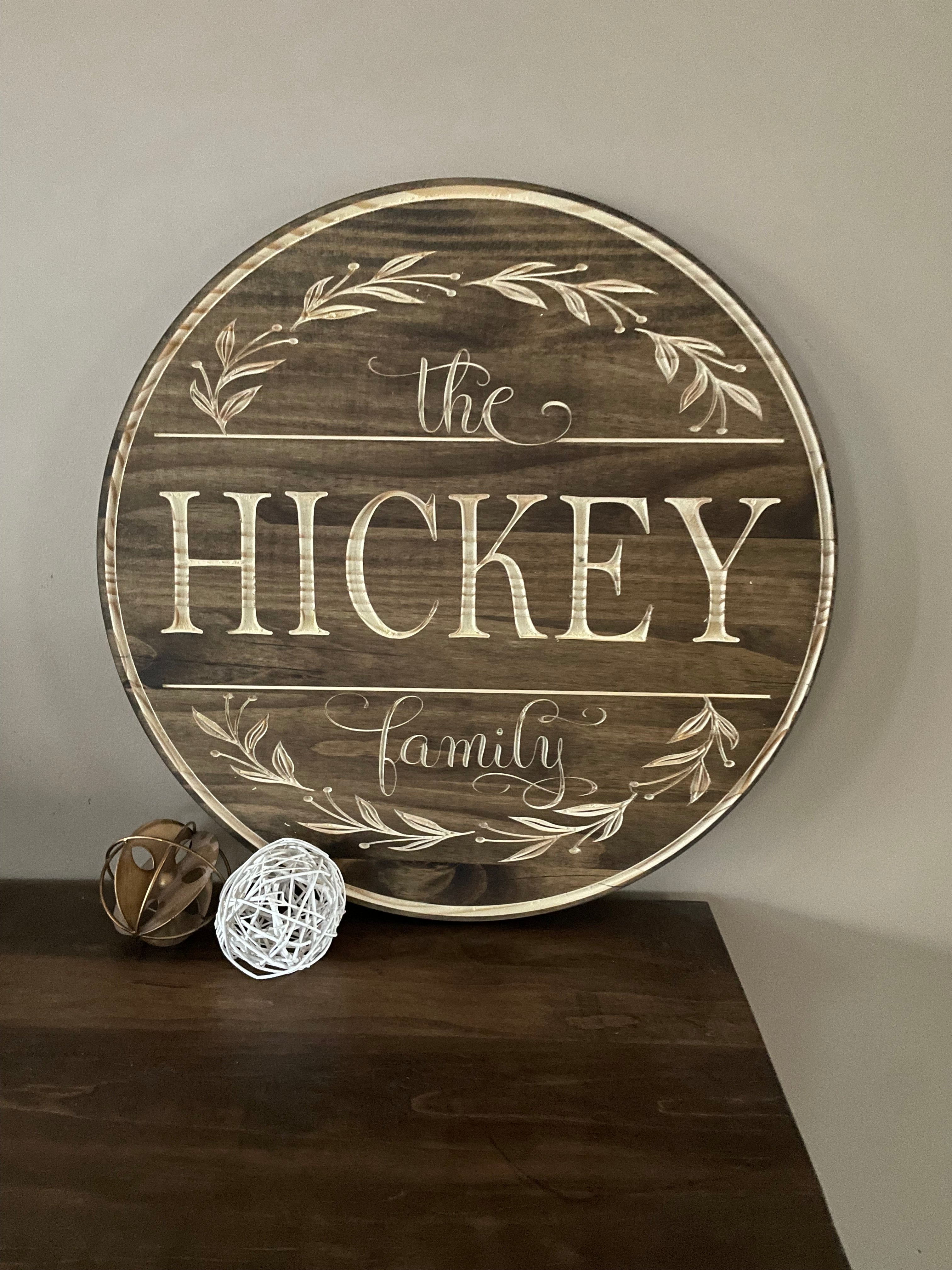 Personalized 18" Farmhouse Door & Wall hanger