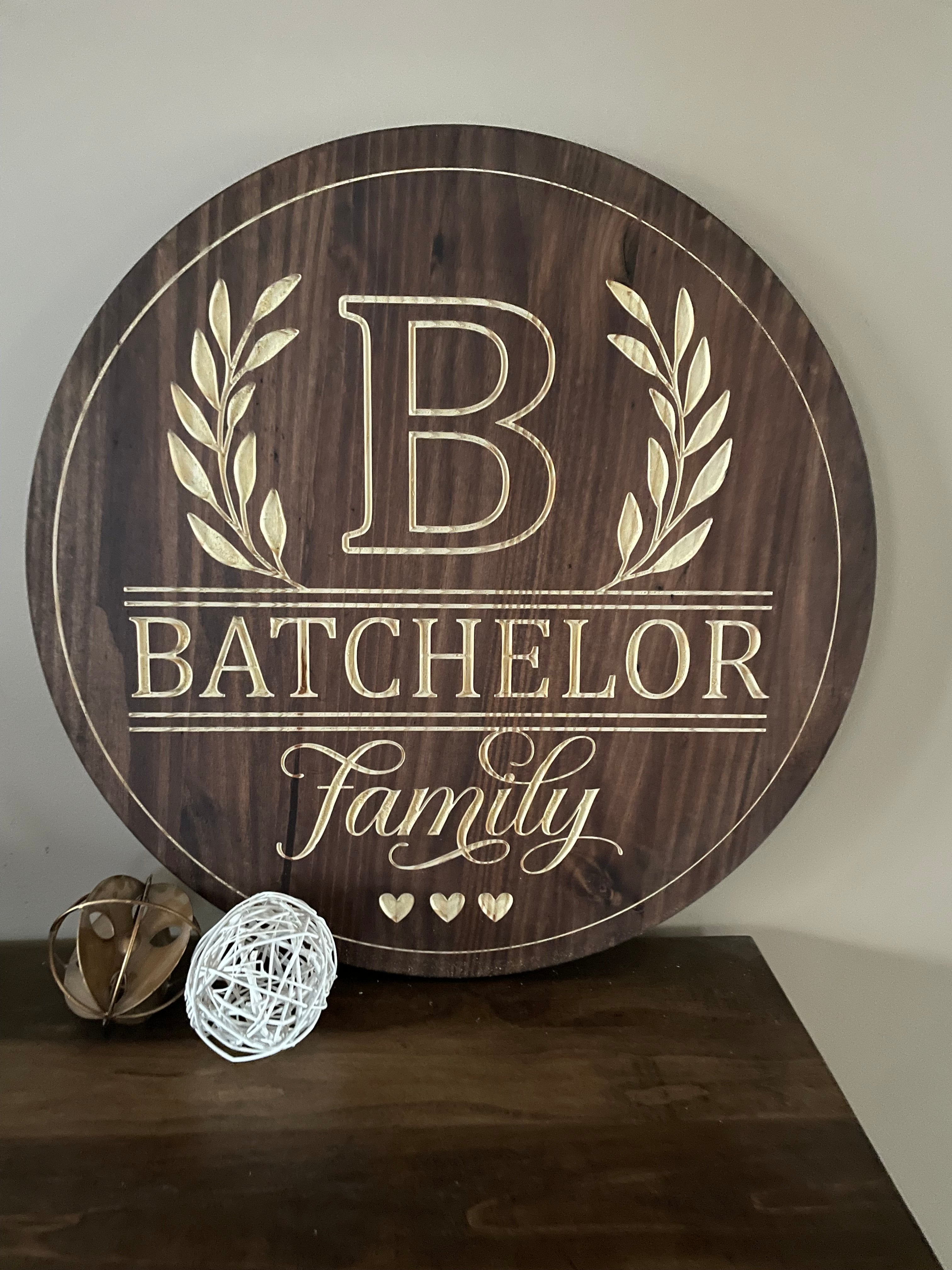Personalized 18" Farmhouse Door & Wall hanger