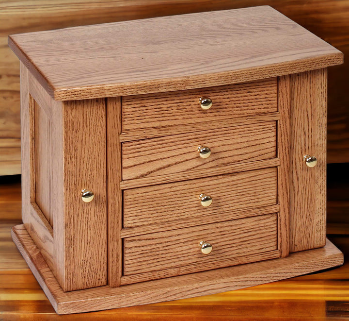 Traditional 4 drawer Jewelry Chest