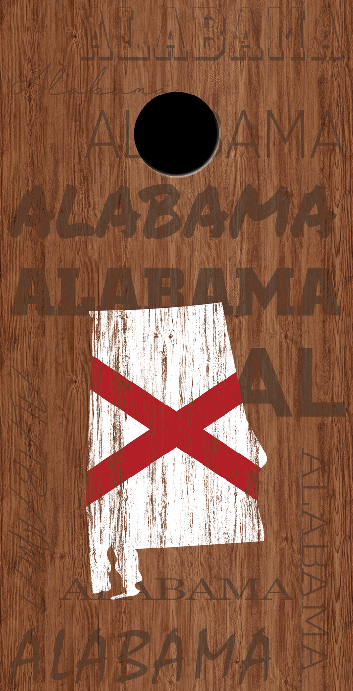 Native Alabame Cornhole Board