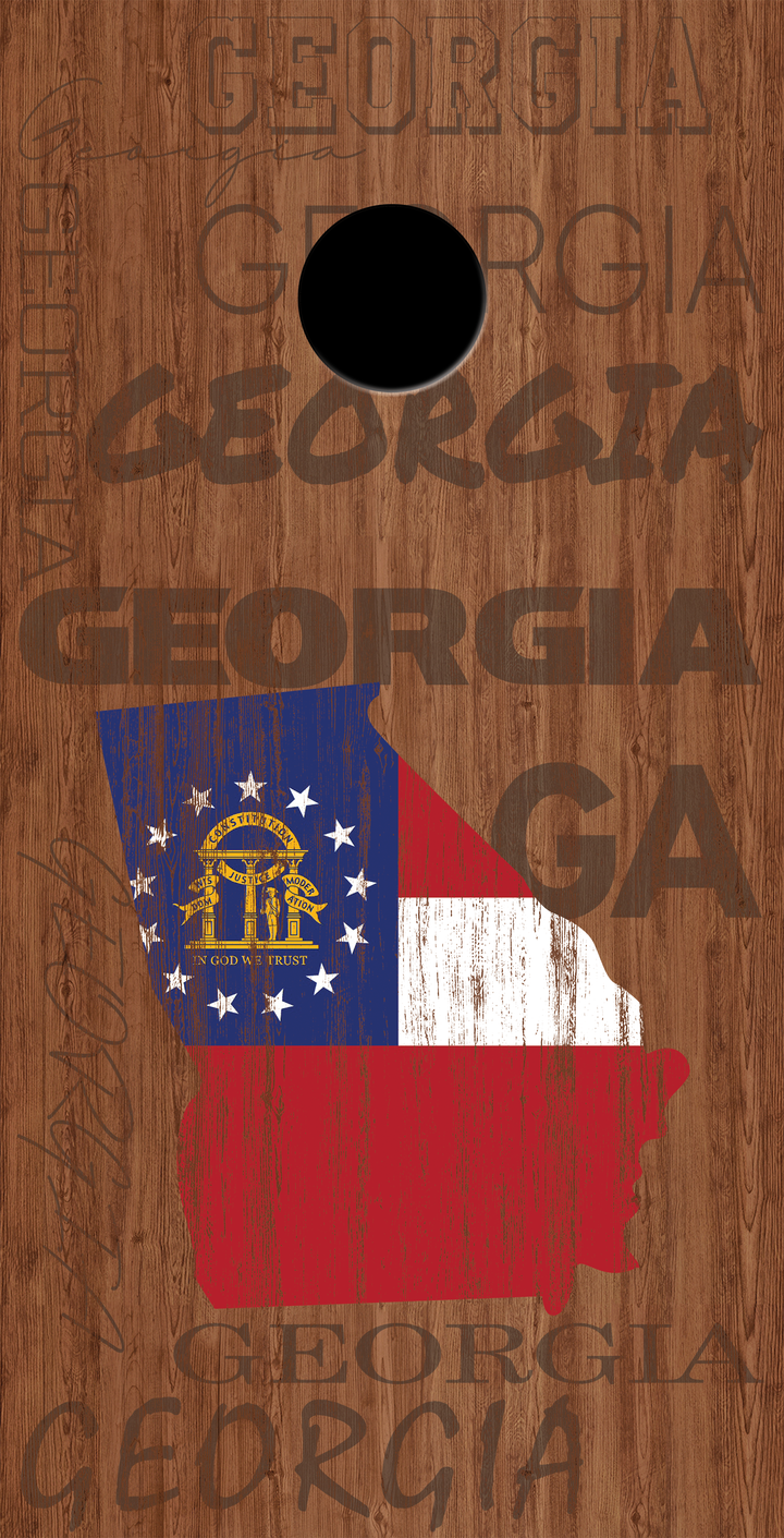 Native Georgia Cornhole Board