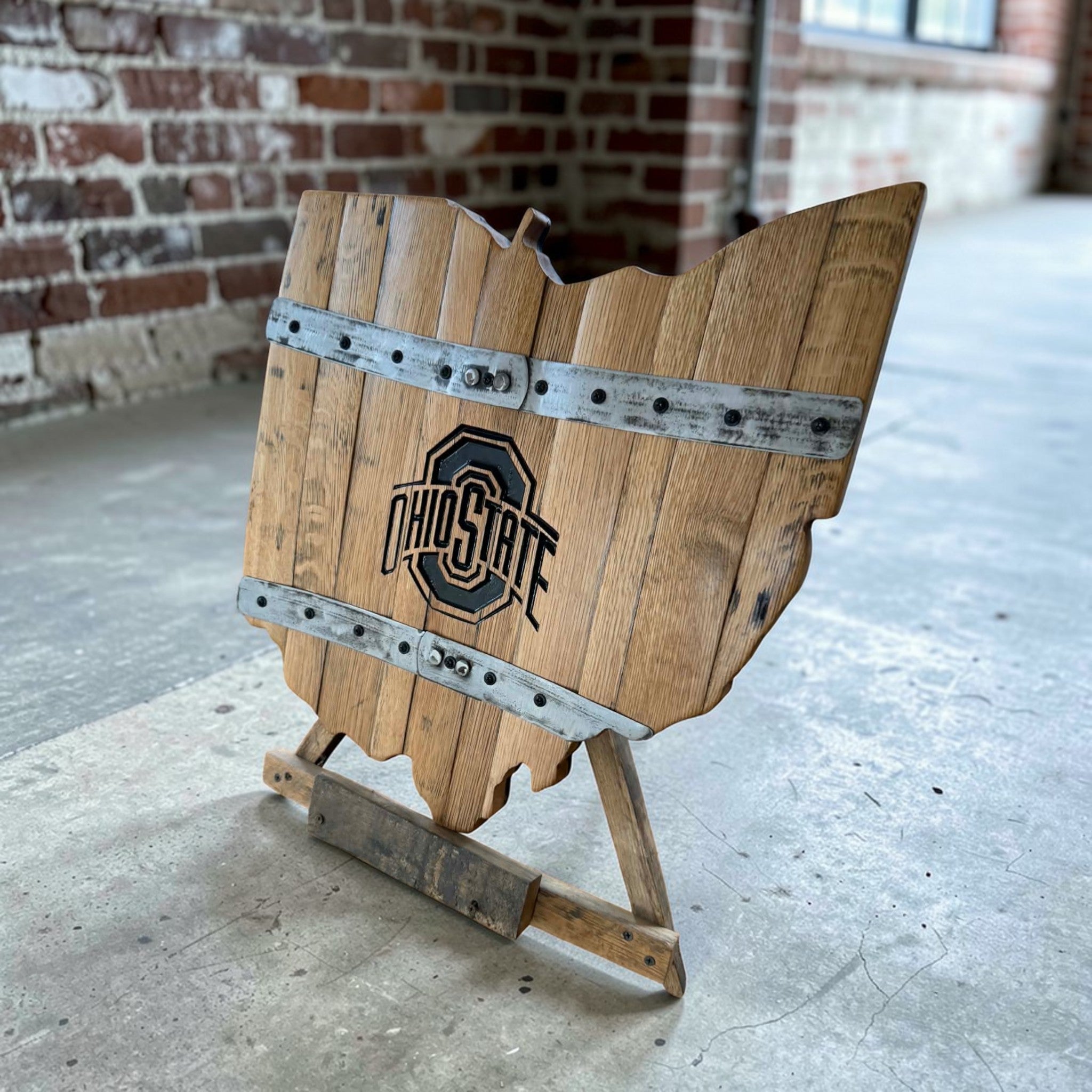 Whiskey Barrel Staves Wall Art