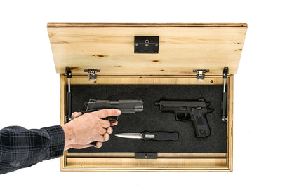 Old Glory" Red & Blue Rustic Flag