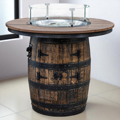 1773 Boston Harbor Full Barrel Fire Pit (Storage Base)