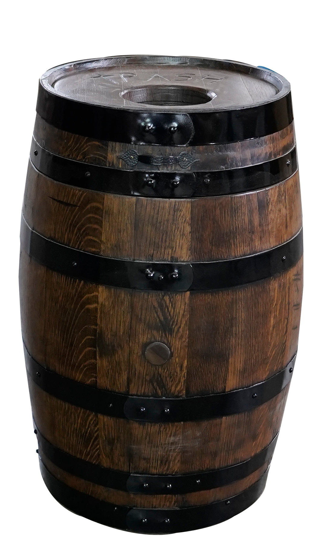 1773 Boston Harbor Medium Barrel Trash Can (26 Gal)