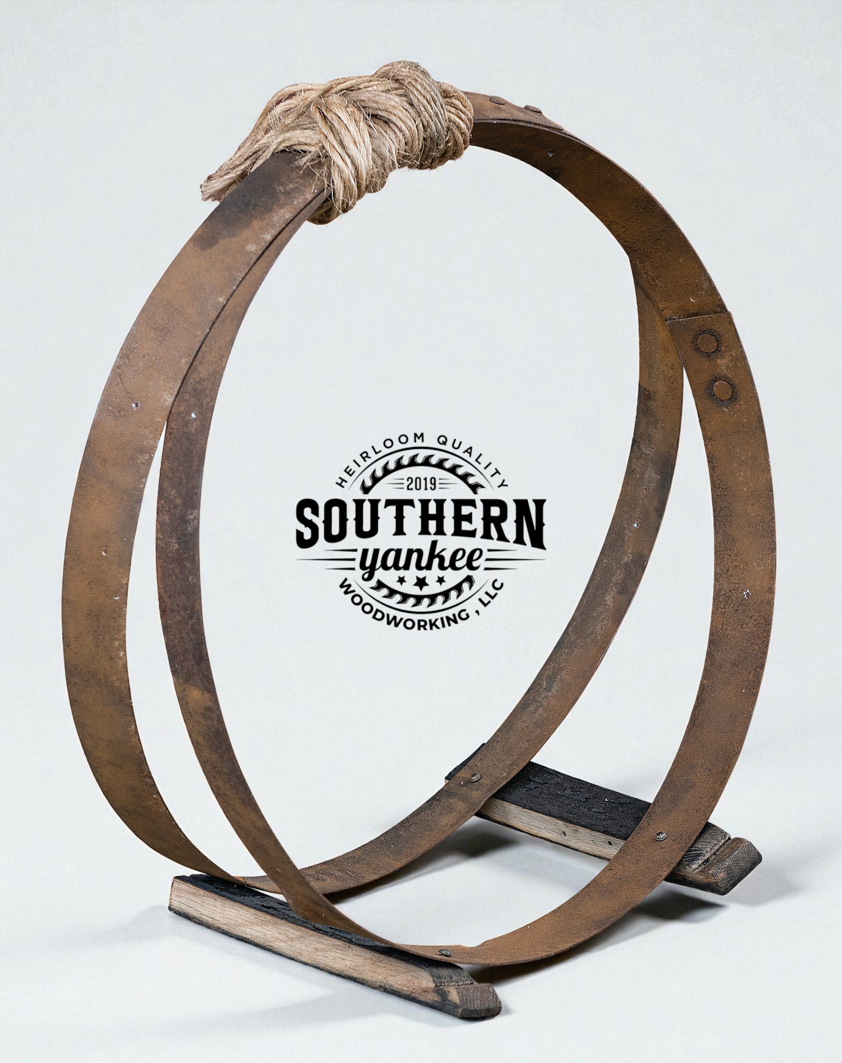 1773 Boston Harbor Firewood Holder (Barrel Rings)