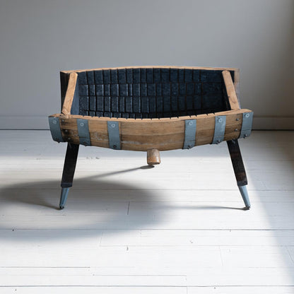 1773 Boston Harbor Small Barrel Flower Pot