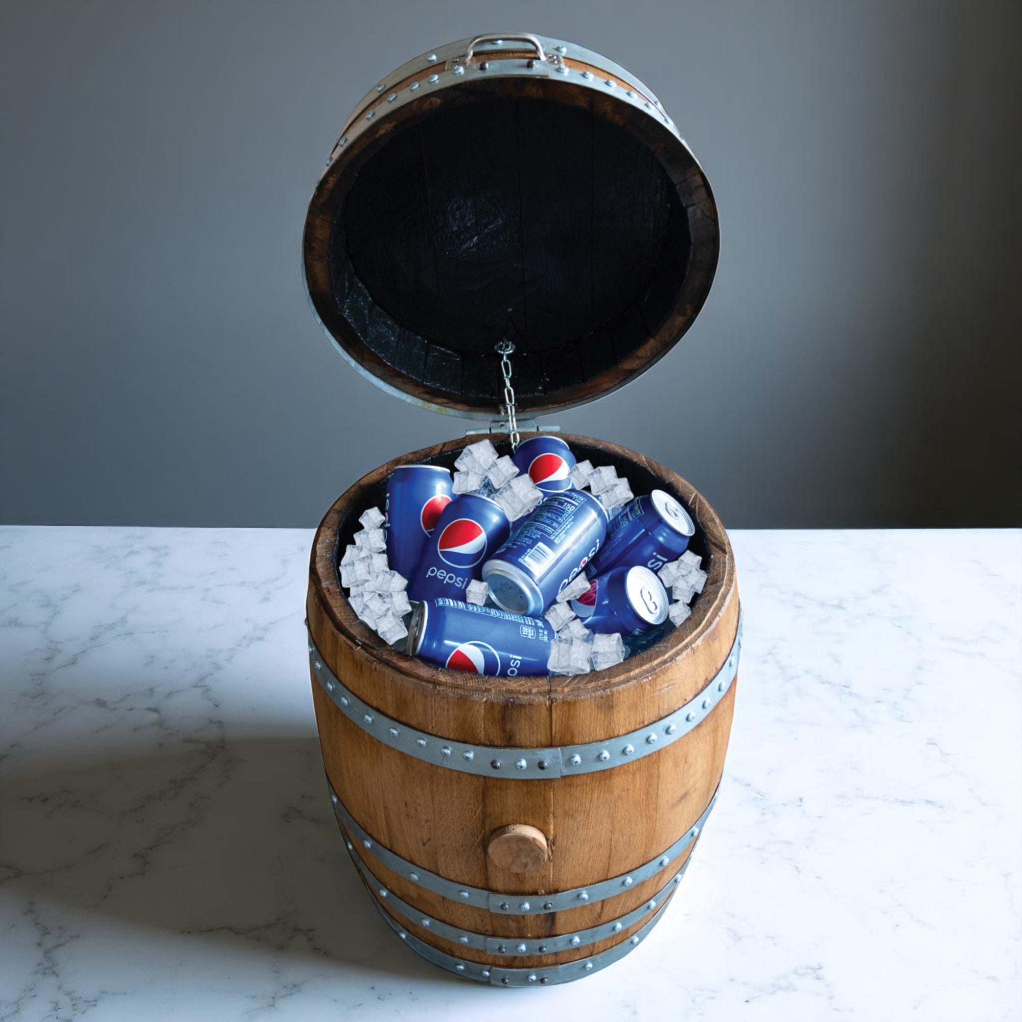 1773 Boston Harbor Small Barrel Cooler