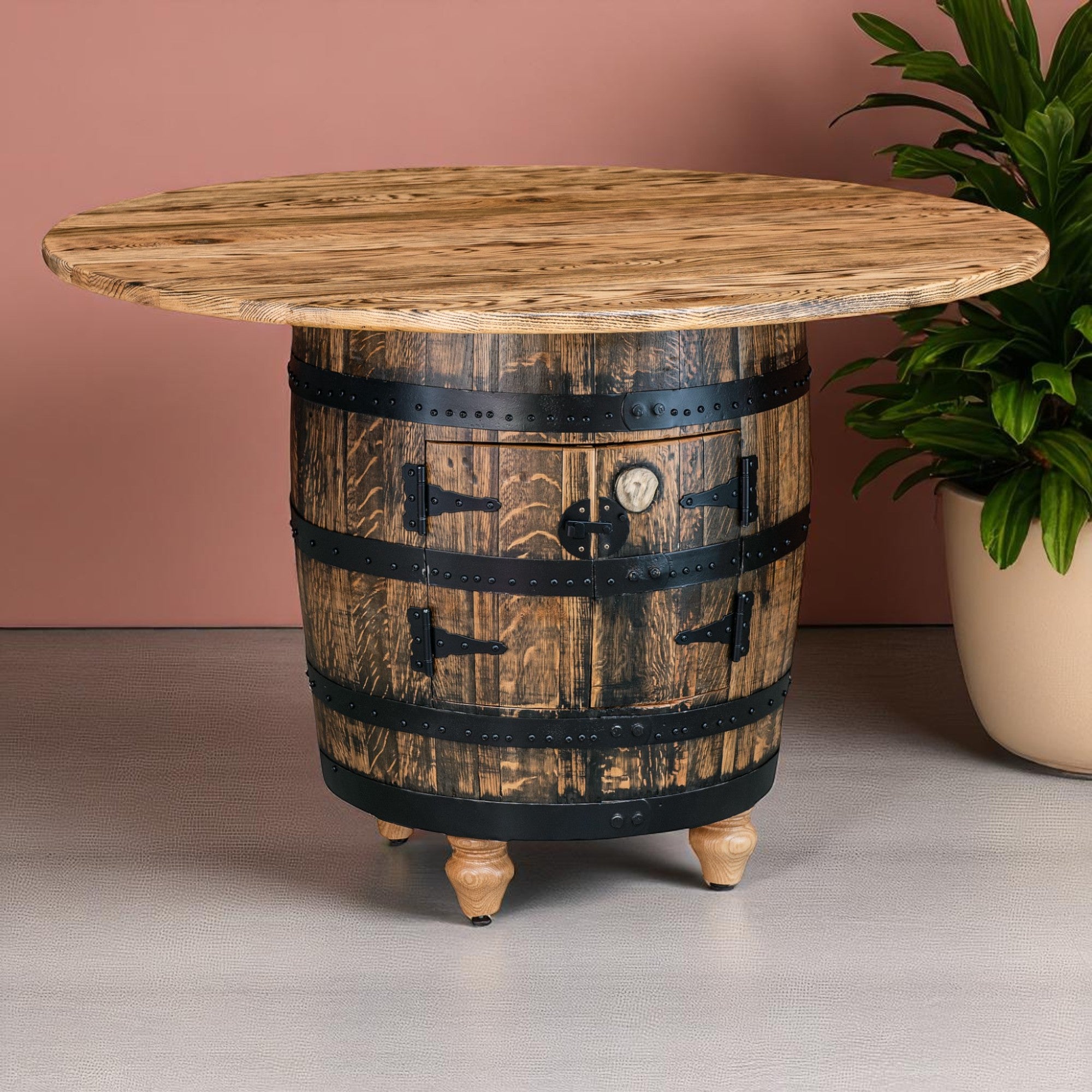 1773 Boston Harbor Half Barrel Table & Chairs