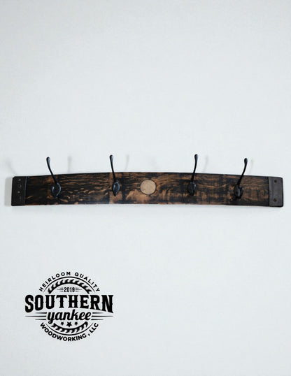 1773 Boston Harbor Coat Rack (Stave Wall Mount)