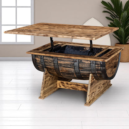 1773 Boston Harbor Big Barrel Coffee Table (Lift-Top)