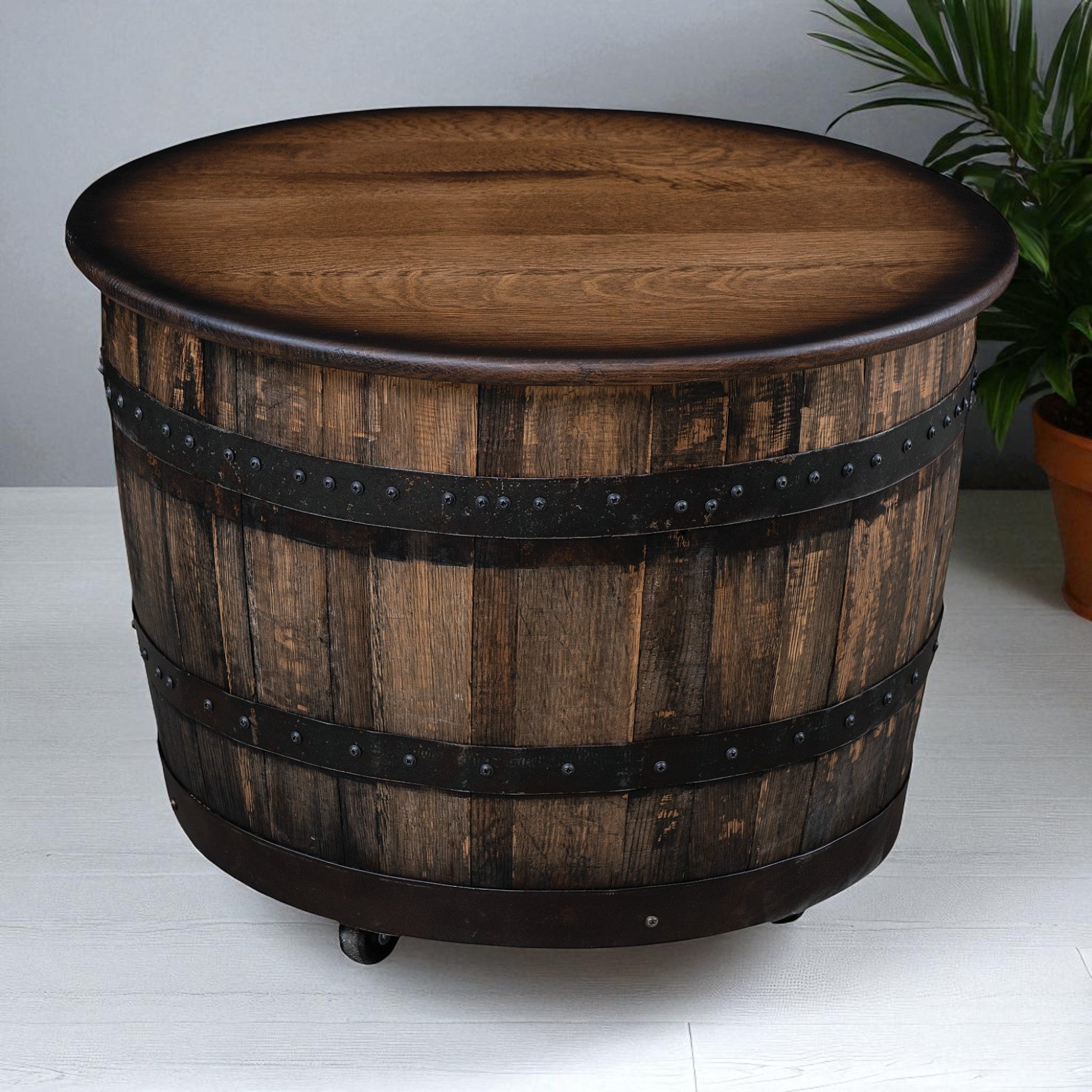 1773 Boston Harbor Half Barrel Chest (Lift-Top)